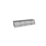 Westin/Brute Contractor TopSider 90in w/ Drawers & Doors - Aluminum thumbnail 4