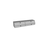 Westin/Brute Contractor TopSider 96in w/ Drawers & Doors - Aluminum thumbnail 5