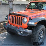 Westin 2018 Jeep Wrangler JL Platinum Bug Shield - Smoke thumbnail 1