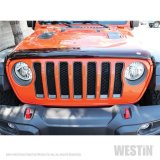 Westin 2018 Jeep Wrangler JL Platinum Bug Shield - Smoke thumbnail 3