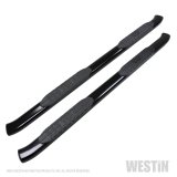 Westin 2019 Chevrolet Silverado/Sierra 1500 Crew Cab Non LD PRO TRAXX 5 Oval Nerf Step Bars - Black thumbnail 4