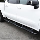 Westin 2019 Chevrolet Silverado/Sierra 1500 CC (5.5ft) PRO TRAXX 5 WTW Oval Nerf Step Bars - Black thumbnail 2