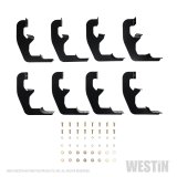 Westin 2019 Chevrolet Silverado/Sierra 1500 Double/CC Premier Oval Nerf Step Bar Mount Kit - Black thumbnail 2