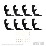 Westin 2019 Chevrolet Silverado/Sierra 1500 Double/CC Premier Oval Nerf Step Bar Mount Kit - Black thumbnail 4
