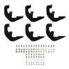 Westin 2019 Chevrolet Silverado/Sierra 1500 Double/CC Non LD Running Board Mount Kit - Black thumbnail 7