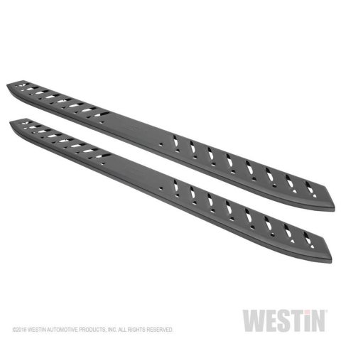 Westin 2019 Chevrolet Silverado/Sierra 1500 Crew Cab Thrasher Running Boards - Textured Black thumbnail 2