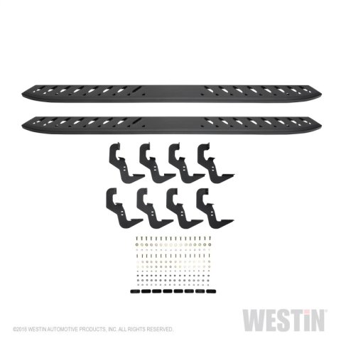 Westin 2019 Chevrolet Silverado/Sierra 1500 Crew Cab Thrasher Running Boards - Textured Black thumbnail 6