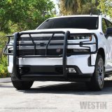 Westin 2019 Chevrolet Silverado 1500 HDX Grille Guard - Black thumbnail 4