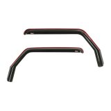 Westin 2018-2019 Jeep Wrangler JL In-Channel Wind Deflector 2pc - Smoke thumbnail 6