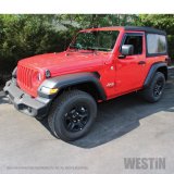 Westin 2018-2019 Jeep Wrangler JL Wade Slim Wind Deflector 2pc - Smoke thumbnail 7