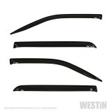 Westin 2019 RAM 1500 Crew Cab (Non Classic) Slim Wind Deflector 4pc - Smoke thumbnail 5