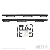 Westin/HDX 17-18 Ford F-250/350 Crew Cab (6.75ft Bed) Stainless Drop Nerf Step Bars - Textured Black thumbnail 5