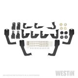 Westin/HDX 07-18 Chevrolet Silverado 2500 6.5ft Drop Wheel to Wheel Nerf Step Bars - Textured Black thumbnail 7
