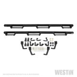 Westin/HDX 07-18 Chevrolet Silverado 2500 6.5ft Drop Wheel to Wheel Nerf Step Bars - Textured Black thumbnail 9