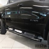 Westin 2019 Ram 1500 Crew Cab (Excl. 2019 Ram 1500 Classic) PRO TRAXX 5 Oval Nerf Step Bars - Black thumbnail 9