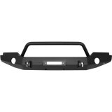 Westin 07-18 Jeep Wrangler JK WJ2 Full Width Front Bumper w/Bull Bar Textured Black thumbnail 7