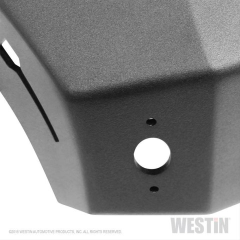 Westin 18-19 Jeep Wrangler JL WJ2 Stubby Front Bumper - Textured Black thumbnail 3