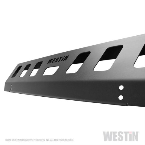 Westin 18-19 Jeep Wrangler JL Front Bumper Skid Plate - Textured Black thumbnail 3