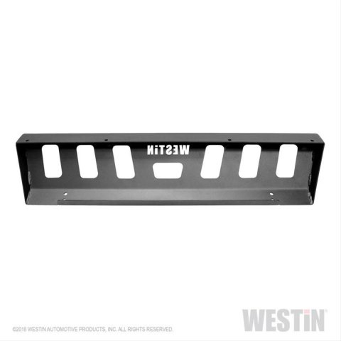 Westin 18-19 Jeep Wrangler JL Front Bumper Skid Plate - Textured Black thumbnail 5
