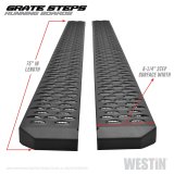Westin Grate Steps Running Boards 75 in - Textured Black thumbnail 2