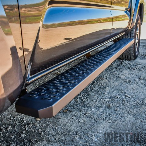 Westin Grate Steps Running Boards 79 in - Textured Black thumbnail 4