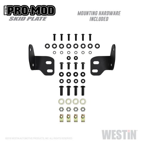Westin 18-19 Ford F-250/350 Pro-Mod Skid Plate - Textured Black thumbnail 4