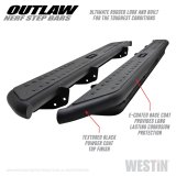 Westin 14-18 Chevrolet/GMC Silv/Seirra 1500 Double Cab Outlaw Nerf Step Bars - Textured Black thumbnail 5