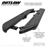 Westin 05-19 Toyota Tacoma Double Cab Outlaw Nerf Step Bars thumbnail 8