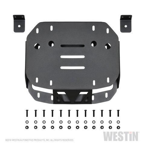 Westin 18-19 Jeep Wrangler JL WJ2 Spare Tire Relocator - Textured Black thumbnail 2