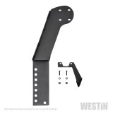 Westin 07-18 Jeep Wrangler JK WJ2 3rd Brakelight / RotoPax Combo Mount - Textured Black thumbnail 1