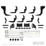 Westin 2019-2026 Chevrolet Silverado/Sierra 1500 Crew Cab (6.5ft) R5 Modular Nerf Step Bars - Black thumbnail 5
