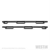 Westin 99-16 Ford F-250/350/450/550 CC (6.75ft Bed) HDX Drop Whl to Whl Nerf Step Bars - Text Blk thumbnail 1