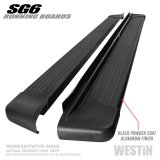 Westin SG6 Black Aluminum Running Boards 74.25 in thumbnail 2