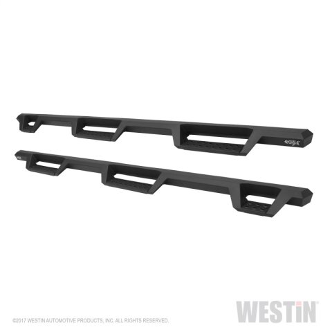 Westin/HDX 09-18 Dodge/Ram 1500 Crew Cab (5.5ft Bed) Drop Wheel to Wheel Nerf Step Bars - Txt Black thumbnail 3