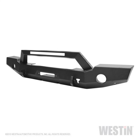 Westin 18-20 Jeep Wrangler WJ2 Full Width Front Bumper w/LED Light Bar Mount Textured Black thumbnail 5