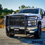 Westin 2020 Chevrolet Silverado 2500/3500 HDX Grille Guard - Black thumbnail 4