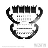 Westin 19-20 Chevrolet Silverado / GMC Sierra 1500 Reg Cab PRO TRAXX 4 Oval Nerf Step Bars - Black thumbnail 3