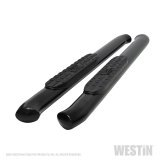 Westin 19-20 Chevrolet Silverado / GMC Sierra 1500 Reg Cab PRO TRAXX 4 Oval Nerf Step Bars - Black thumbnail 4