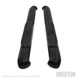 Westin 19-20 Chevrolet Silverado / GMC Sierra 1500 Reg Cab PRO TRAXX 4 Oval Nerf Step Bars - Black thumbnail 5