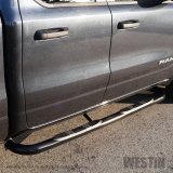 Westin 19-20 Ram 1500 Crew Cab E-Series 3 Nerf Step Bars - Black thumbnail 8
