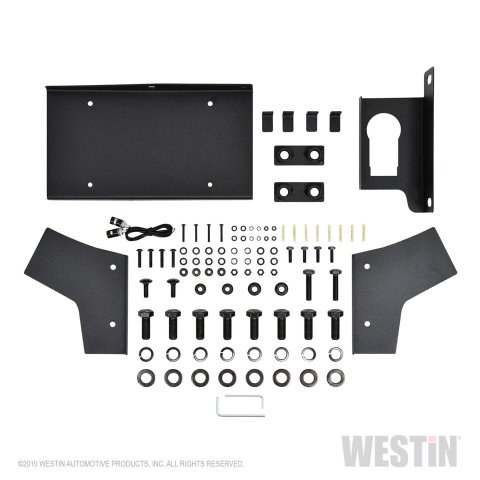Westin 18-19 Jeep Wrangler JL WJ2 Rear Bumper w/ Sensors (Excl. Wrangler JK) - Textured Black thumbnail 2