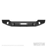 Westin 18-20 Jeep Wrangler JL WJ2 Full Width Front Bumper - Textured Black thumbnail 9