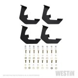 Westin 19-20 Chevrolet Silverado / GMC Sierra 1500 HDX Drop Nerf Step Bars - Textured Black thumbnail 2