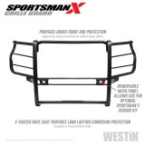 Westin 2020 Chevy Silverado 2500/3500 Sportsman X Grille Guard - Textured Black thumbnail 4