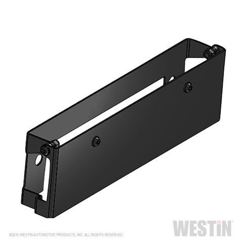 Westin Winch Mount License Plate Re-locator - Black thumbnail 2