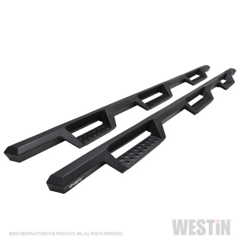 Westin 2020 Chevy Silverado 2500/3500 Crew Cab (8ft Bed) HDX W2W Nerf Step Bars - Textured Black thumbnail 9