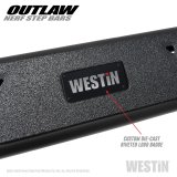 Westin 2020 Jeep Gladiator Outlaw Nerf Step Bars - Textured Black thumbnail 1
