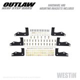 Westin 2020 Jeep Gladiator Outlaw Nerf Step Bars - Textured Black thumbnail 9