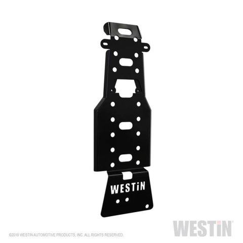 Westin/Snyper 07-11 Jeep Wrangler Transmission Pan Skid Plate - Textured Black thumbnail 5
