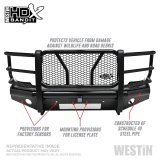 Westin/HDX Bandit 19-20 Chevrolet Silverado 1500 Front Bumper - Black thumbnail 2